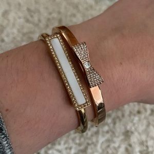 Kate Spade bracelets.